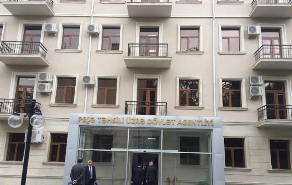 Peşə Təhsili üzrə Dövlət Agentliyinin yeni inzibati binasının açılışı olub VİDEO