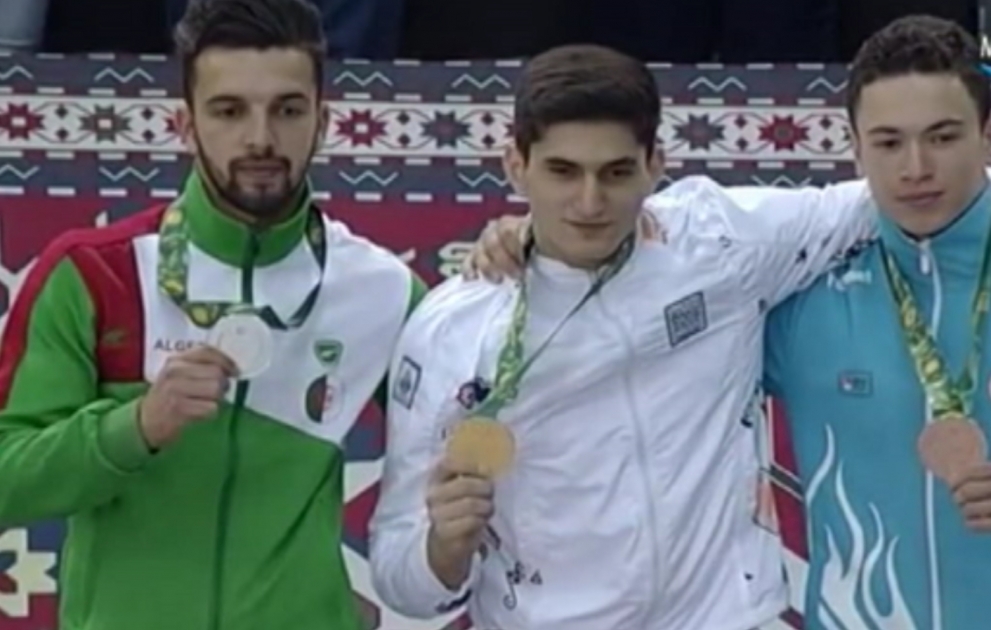 Gimnastımız Murad Ağarzayev Azərbaycanın 25-ci qızıl medalını qazandı VİDEO
