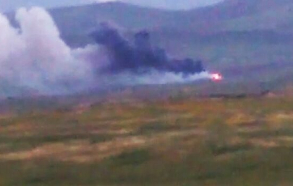 Azerbaijan`s Ministry of Defense: "Osa” surface-to-air missile system of Armenian anti-missile forces destroyed VIDEO