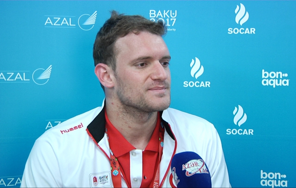 Ali Can Yılmaz: “Bakı-2017”də qızıl medal qazandığımız üçün çox xoşbəxtik VİDEO