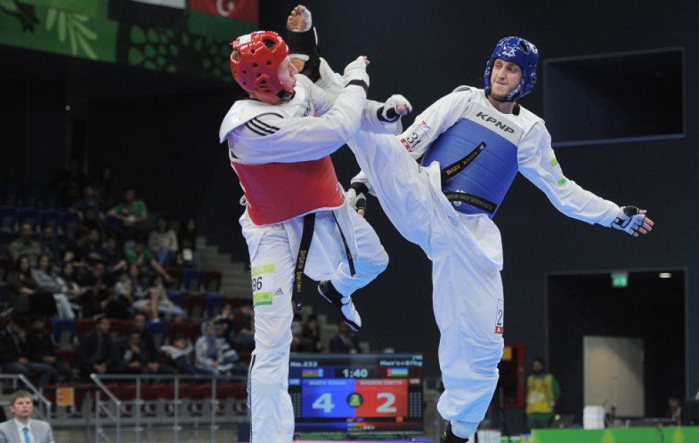 Azərbaycan taekvandoçularının İslamiadadakı beşinci qızıl medalını Radik İsayev qazanıb VİDEO