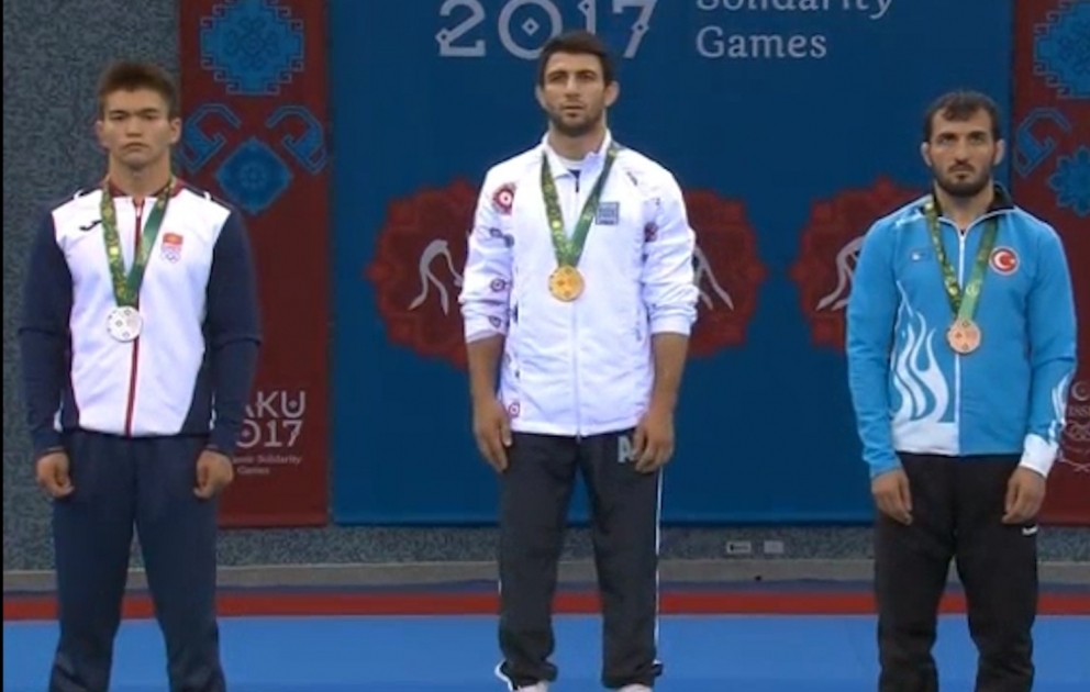 İslamiada: Azərbaycanın yunan-Roma güləşçisi Kamran Məmmədov qızıl medal qazanıbVİDEO