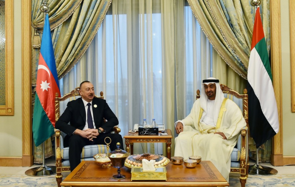 President Ilham Aliyev met with Crown Prince of Abu Dhabi, deputy Supreme Commander of UAE Armed Forces in Saudi Arabia VIDEO