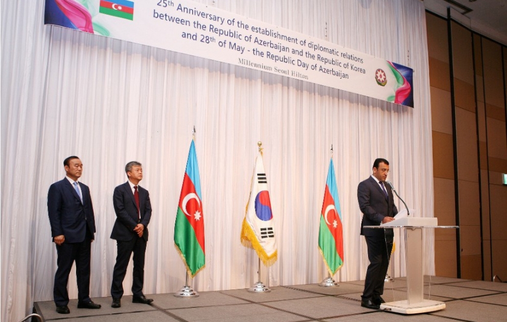 28 May - Respublika Günü və Azərbaycan-Koreya diplomatik əlaqələrinin 25 illiyi münasibətilə Seulda rəsmi qəbul VİDEO