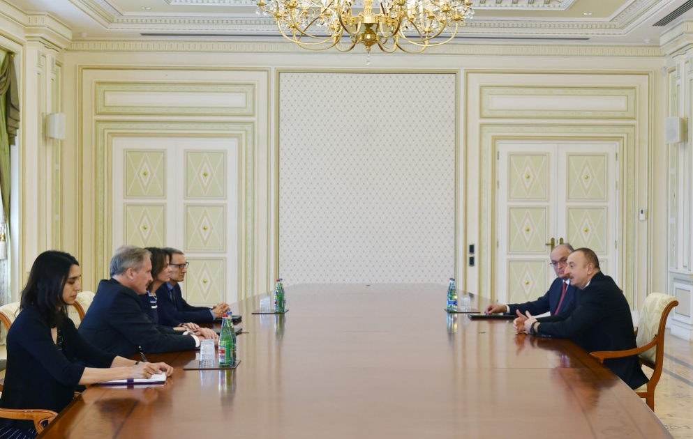 President Ilham Aliyev received US Deputy Assistant Secretary VIDEO