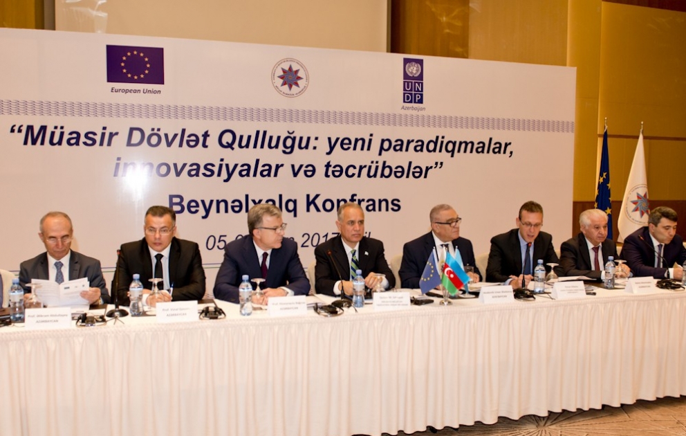 Bakıda “Müasir dövlət qulluğu: yeni paradiqmalar, innovasiyalar və təcrübələr” mövzusunda konfrans keçirilir VİDEO