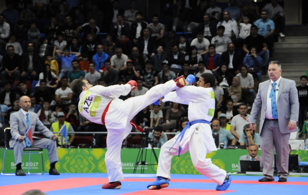 Tanınmış rusiyalı telejurnalist “Bakı-2017”nin karate yarışlarına həsr olunmuş reportaj hazırlayıb VİDEO