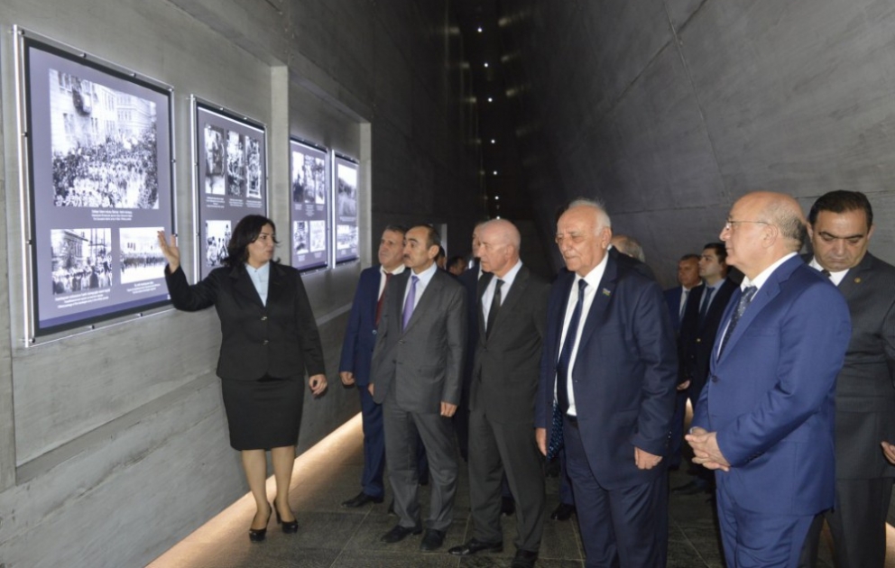 Qubada “Soyqırımı memorial kompleksi” ilə bağlı yaradılan komissiyanın iclası olub VİDEO