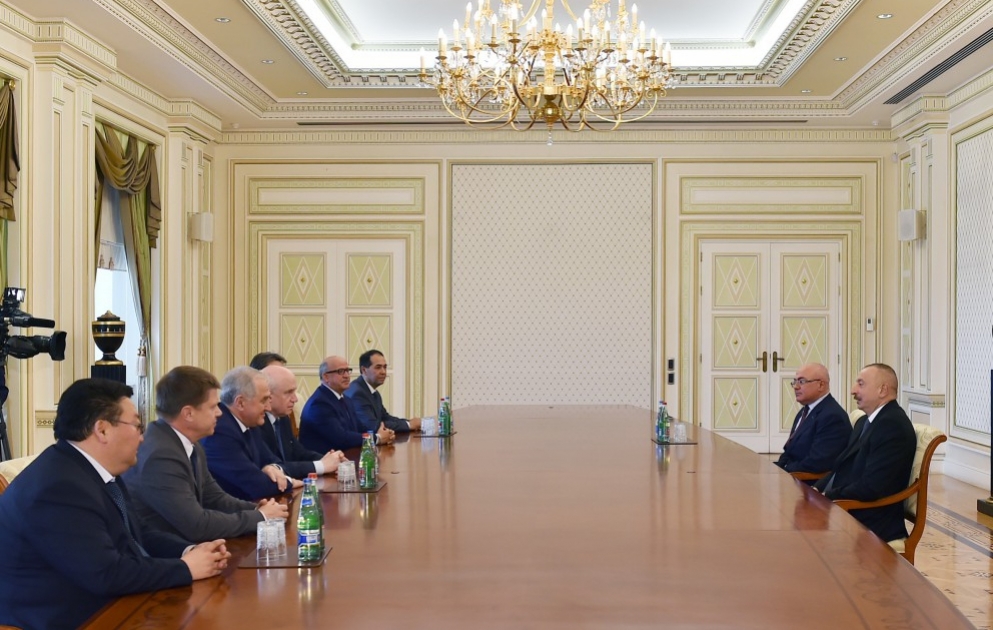 President Ilham Aliyev received heads of customs services of CIS member states VIDEO