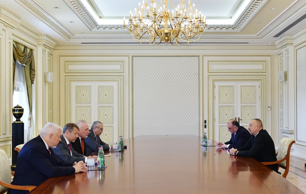 Prezident İlham Əliyev ATƏT-in Minsk qrupunun həmsədrlərini qəbul edib YENİLƏNİB VİDEO