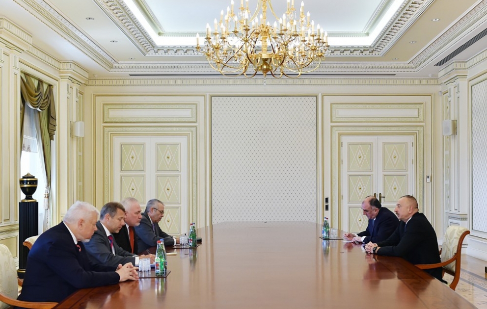 President Ilham Aliyev received OSCE Minsk Group co-chairs VIDEO