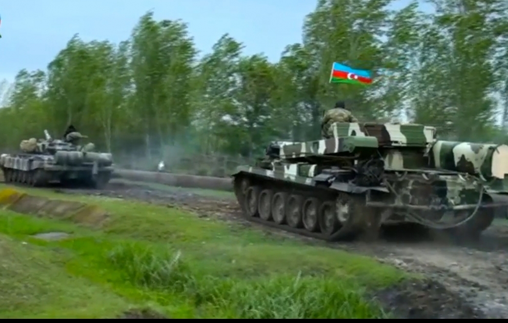 Azerbaijani army continues large-scale exercises VIDEO
