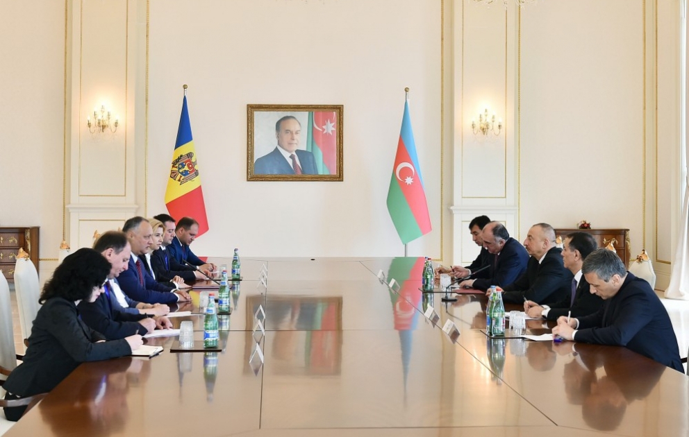Präsident Ilham Aliyev und Präsident Igor Dodon treffen sich im erweiterten Format VIDEO