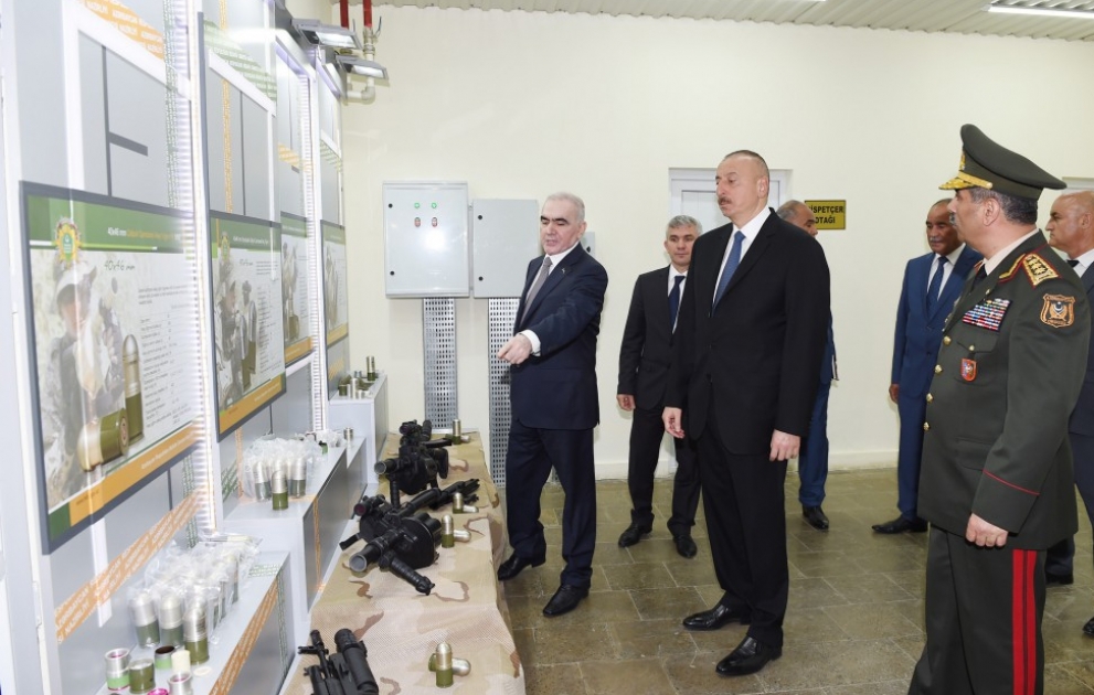 Chirvan: Inauguration d’une usine de fabrication des projectiles explosifs des lance-grenades multiple Launcher VIDEO