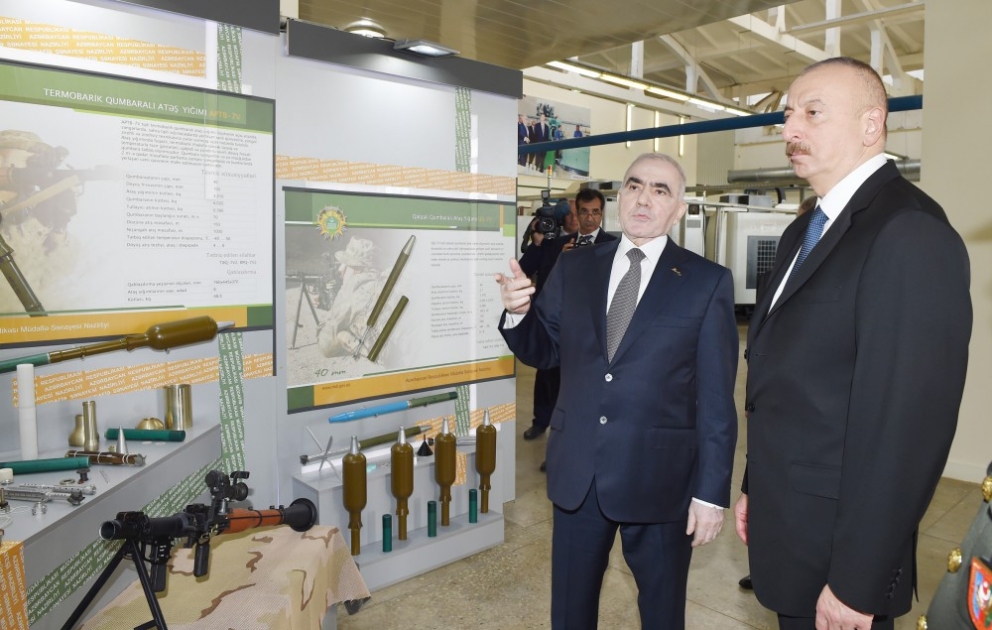 President Ilham Aliyev inaugurated rocket-propelled grenade launcher ammunition plant in Shirvan VIDEO