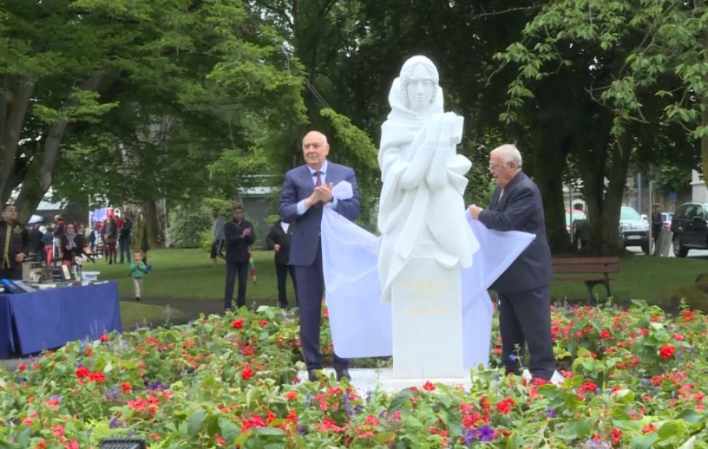 Évian-les-Bains: Eröffnungsfeier des aserbaidschanischen Parks und Enthüllung des Denkmals von Khurshudbanu Natavan VIDEO