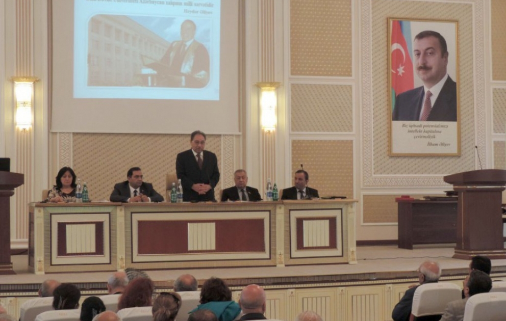 BDU-nun elmi şurası Ermənistan silahlı qüvvələrinin törətdiyi hərbi cinayətlə əlaqədar dünya birliyinə çağırış edib VİDEO