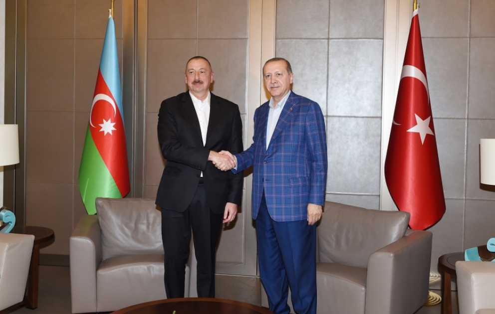 President Ilham Aliyev, President Recep Tayyip Erdogan held a meeting and dined together VIDEO
