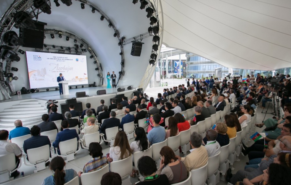 Astanada “EXPO 2017 - Gələcəyin enerjisi” Beynəlxalq sərgisindəki Azərbaycan pavilyonunda Milli Gün təşkil olunub VİDEO