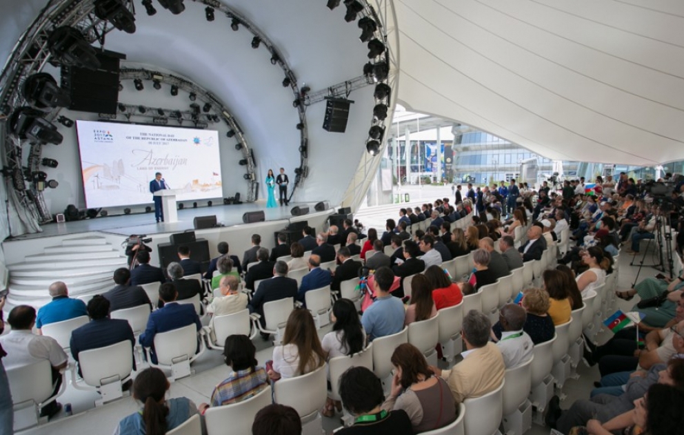 Azerbaijani pavilion at Astana EXPO 2017 International Exhibition featured National Day VIDEO