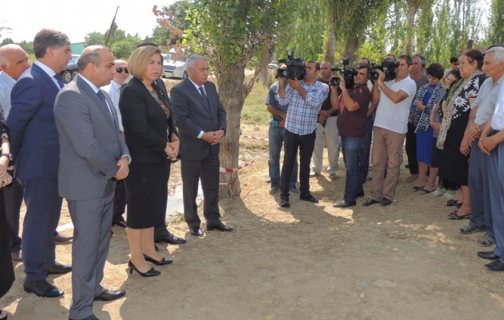 Milli Məclisin bir qrup deputatı Alxanlı kəndində olub VİDEO
