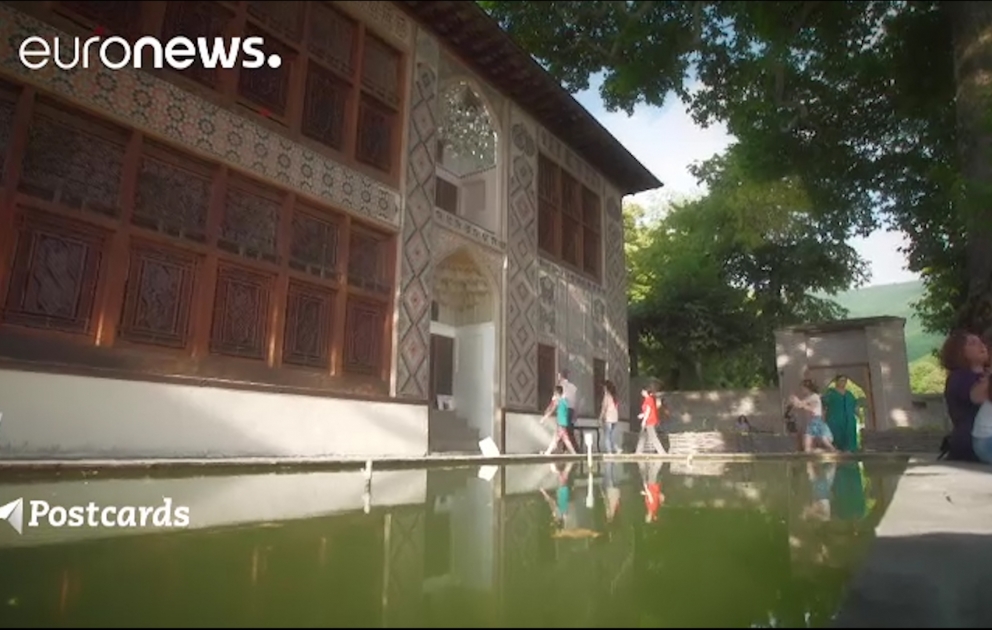 “Euronews” telekanalında Şəki xanlarının sarayı barədə süjet yayımlanıb VİDEO
