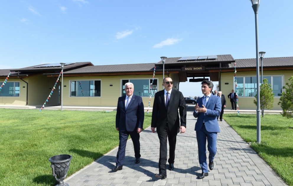 Президент Ильхам Алиев ознакомился с условиями, созданными в комплексе «Нерекенд» в Пираллахинском районе Баку  ОБНОВЛЕНО ВИДЕО