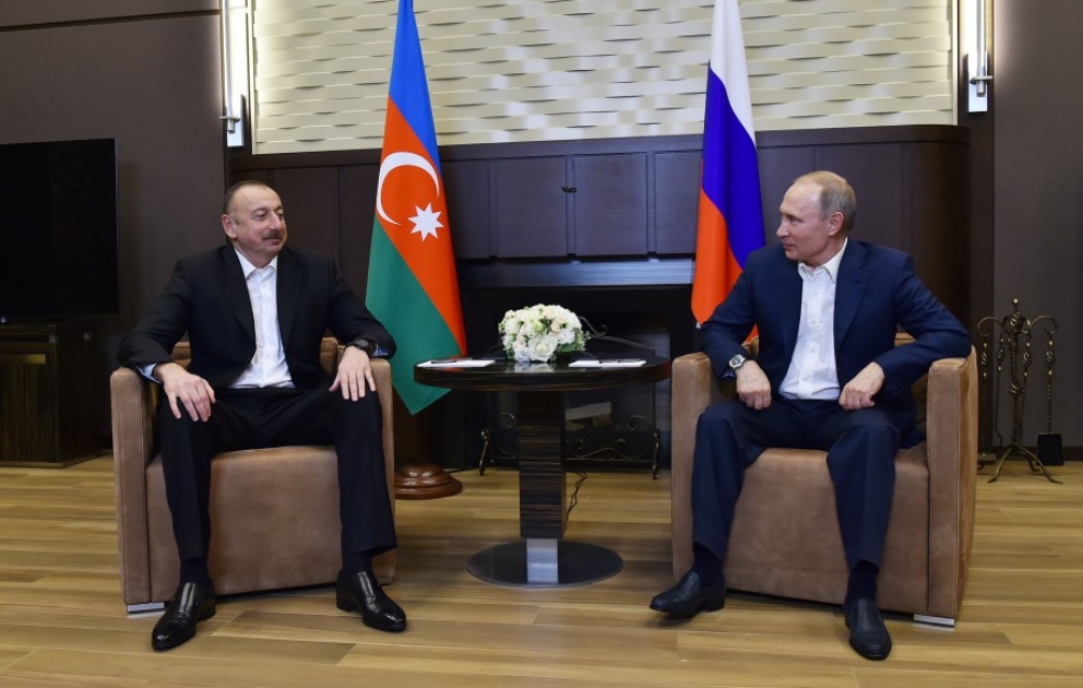 Azerbaijani, Russian presidents met in Sochi VIDEO