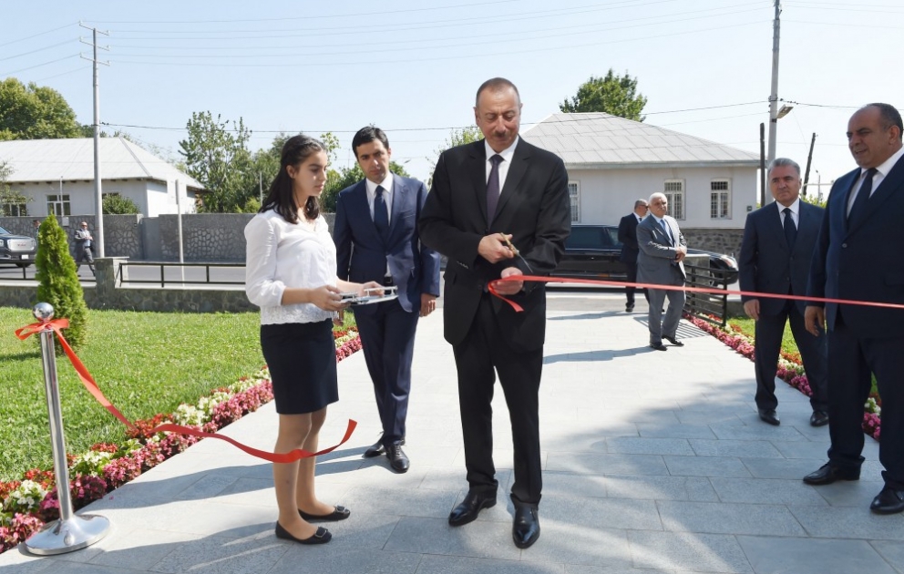 Qaxda 180 yerlik yeni körpələr evi-uşaq bağçasının açılışı olub VİDEO