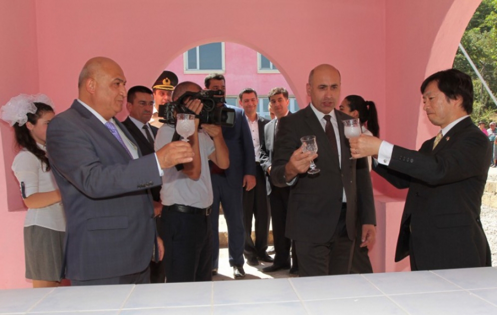 Qusar rayonunun Hil kəndi içməli su ilə təmin olunub VİDEO