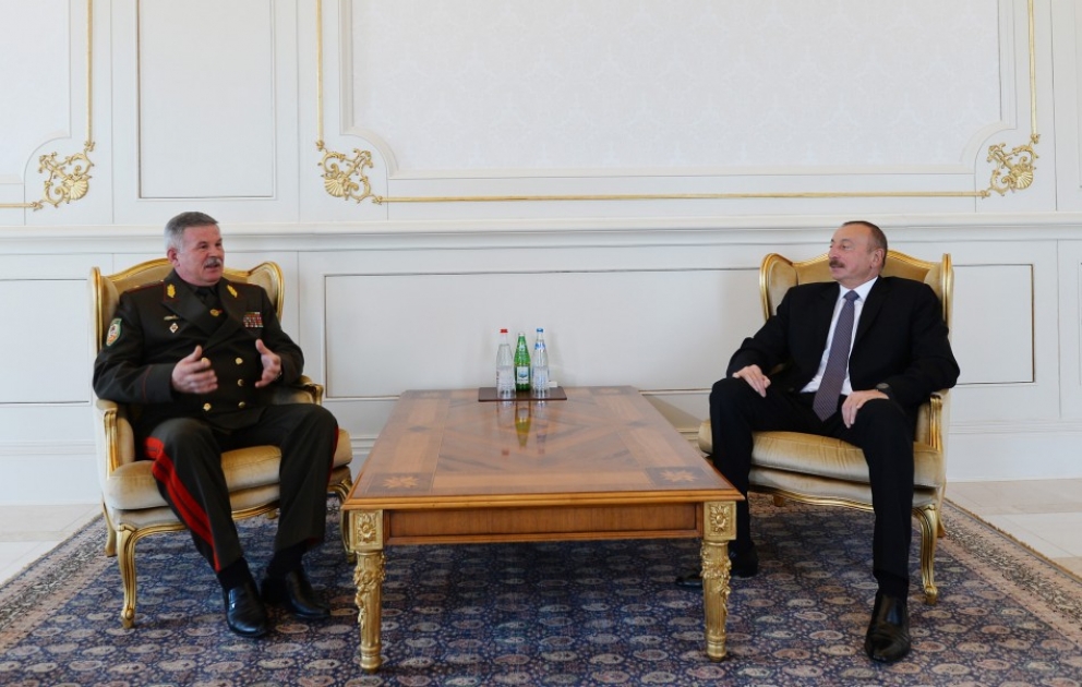 President Ilham Aliyev received chairman of State Border Committee of Belarus VIDEO