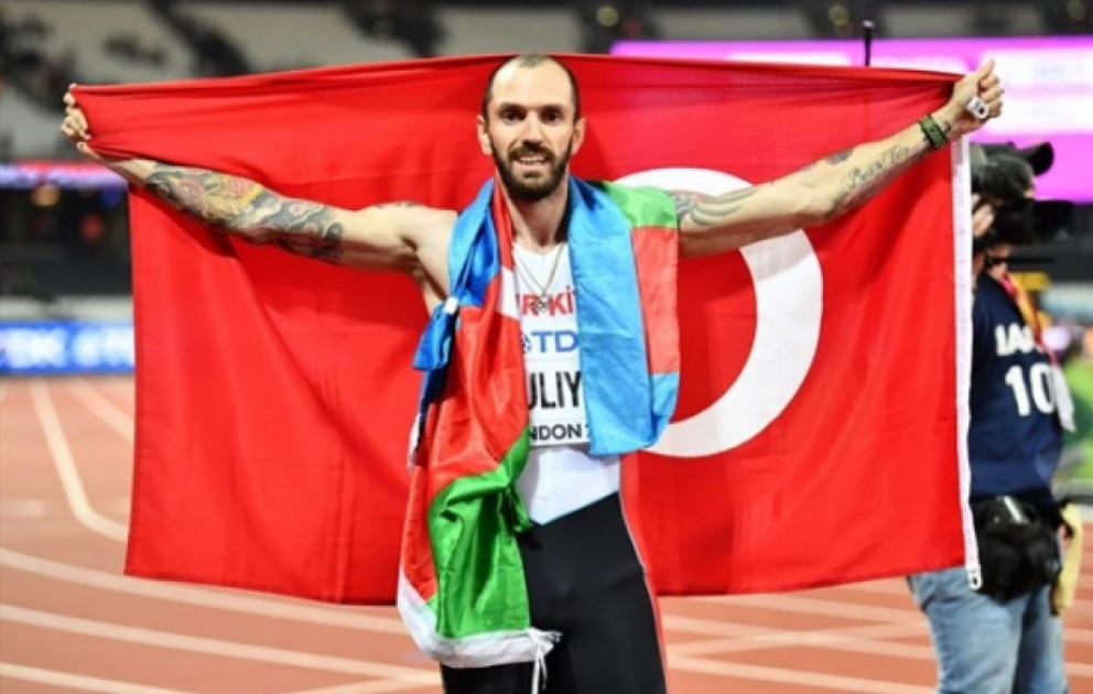 Azərbaycanlı idmançı Londonda yüngül atletika üzrə dünya çempionu olub VİDEO