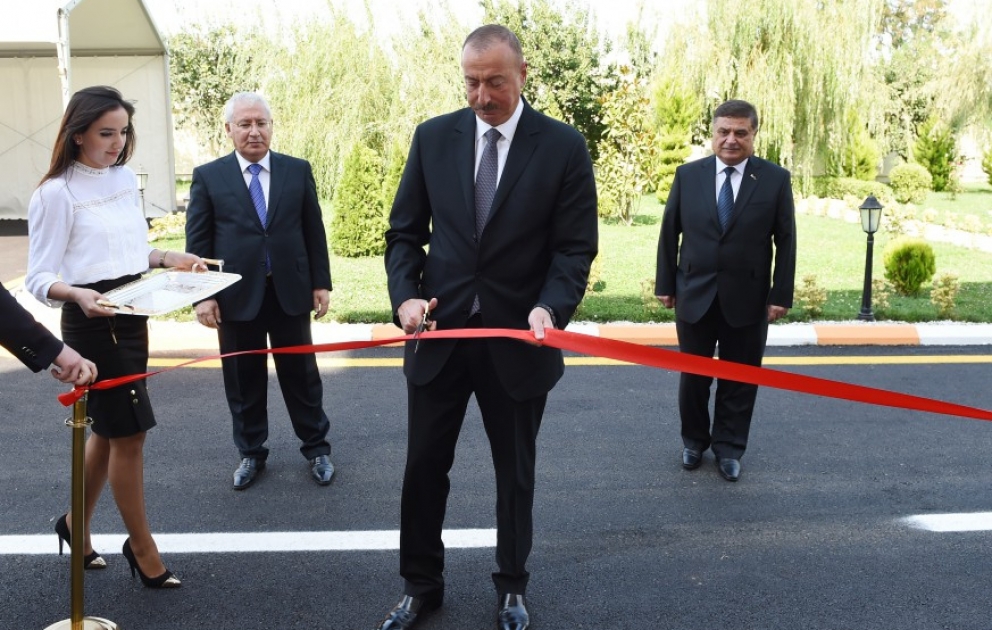 President Ilham Aliyev viewed conditions created at Goygol Zonal Veterinary Laboratory VIDEO