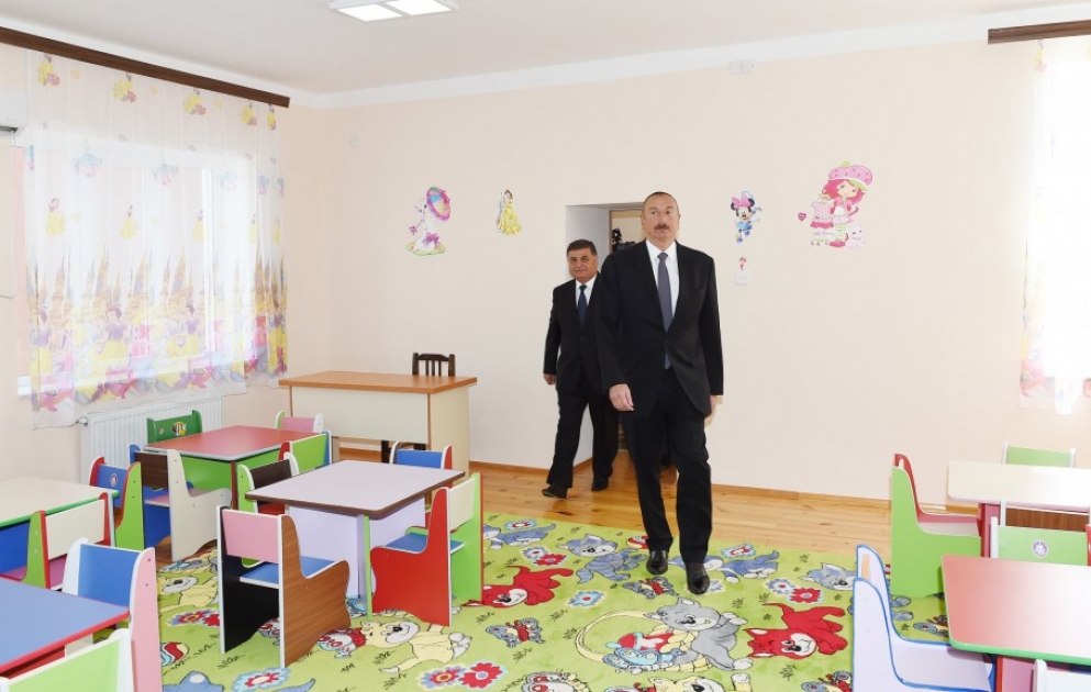 Göygöl: l’école maternelle №4 rouvre ses portes VIDEO