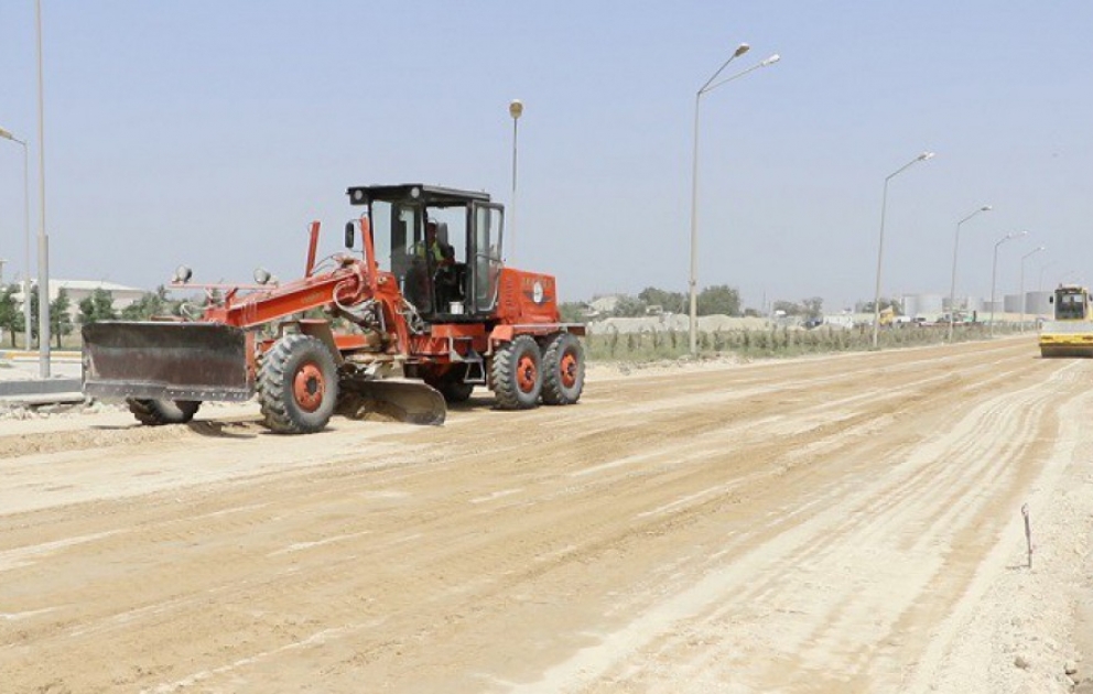 Zığ-Suraxanı avtomobil yolunun daha 2,7 kilometrlik hissəsi yenidən qurulur VİDEO