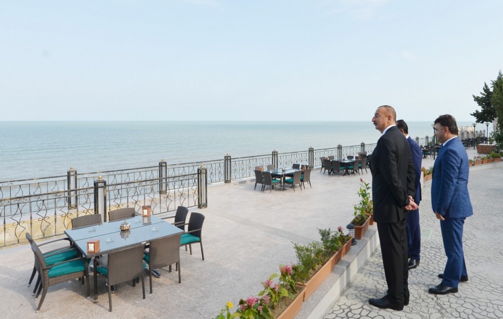 Lənkəranda “Xəzər Palace” otel kompleksi istifadəyə verilib VİDEO
