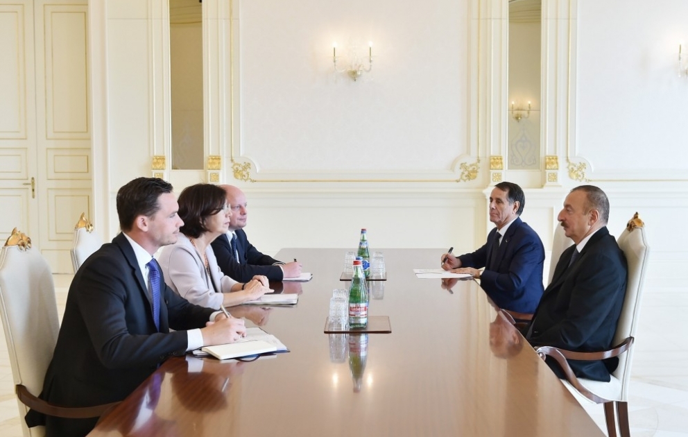 President Ilham Aliyev received OSCE PA president VIDEO