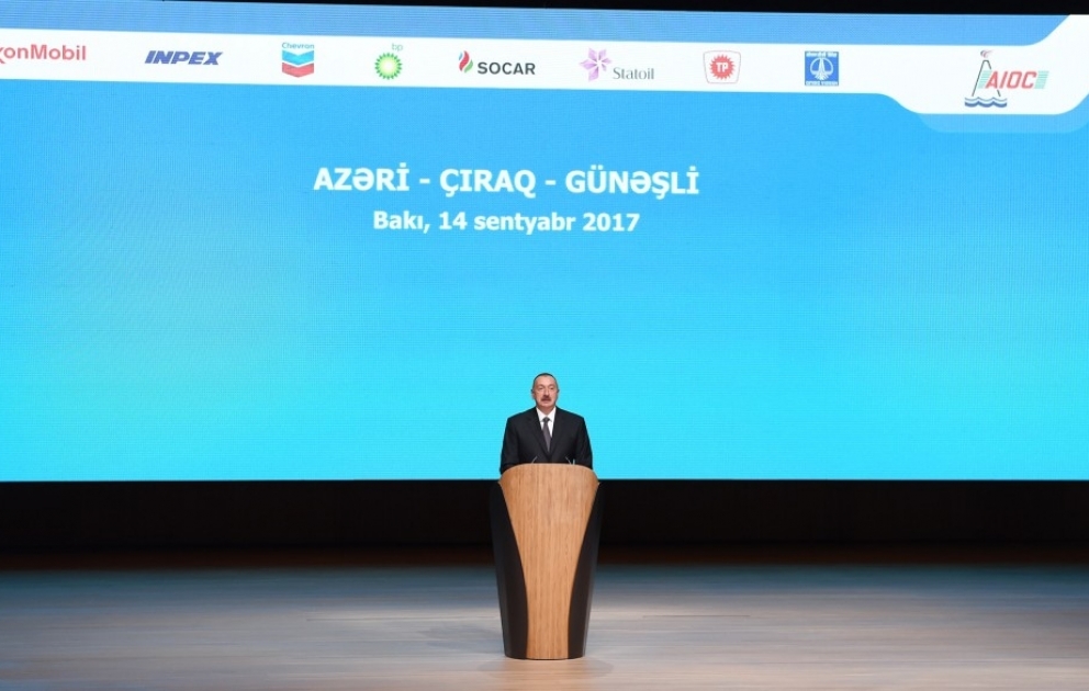 Cérémonie de signature d’un nouvel accord sur les gisements «Azéri», «Tchirag» et «Gunachli» VIDEO
