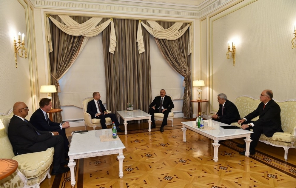 Une délégation conduite par Lars Christian Bacher reçue par le président Ilham Aliyev à Bakou VIDEO
