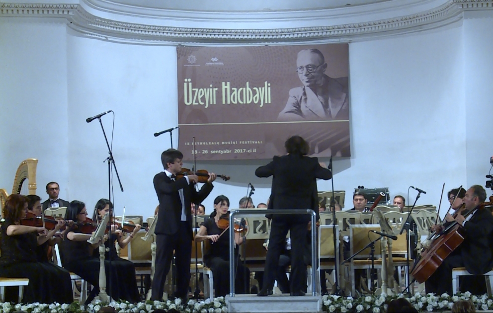 Üzeyir Hacıbəyli IX Musiqi Festivalı açıq elan edilib VİDEO