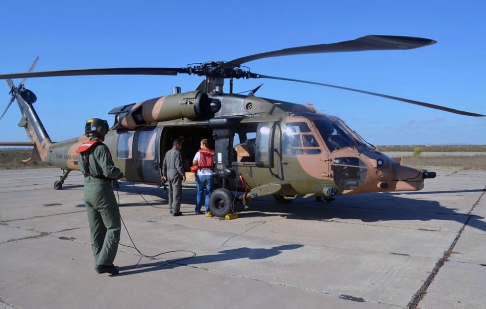 Combat helicopters involved in “TurAz Qartalı – 2017” exercises VIDEO