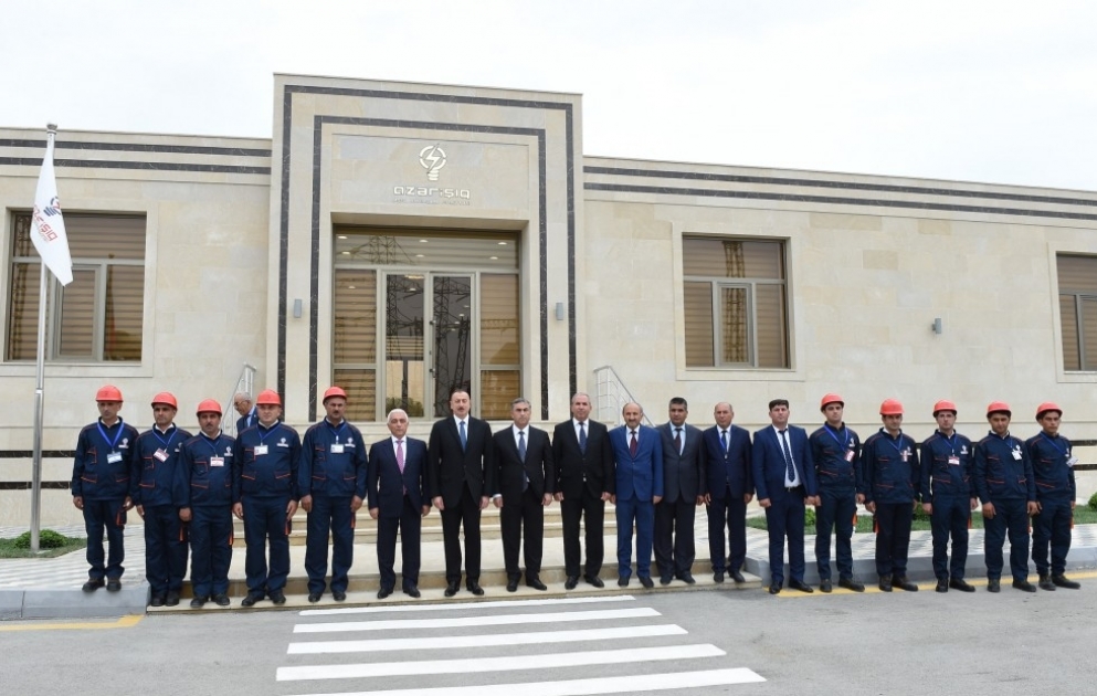 President Ilham Aliyev attended opening of Garagashli substation in Salyan VIDEO