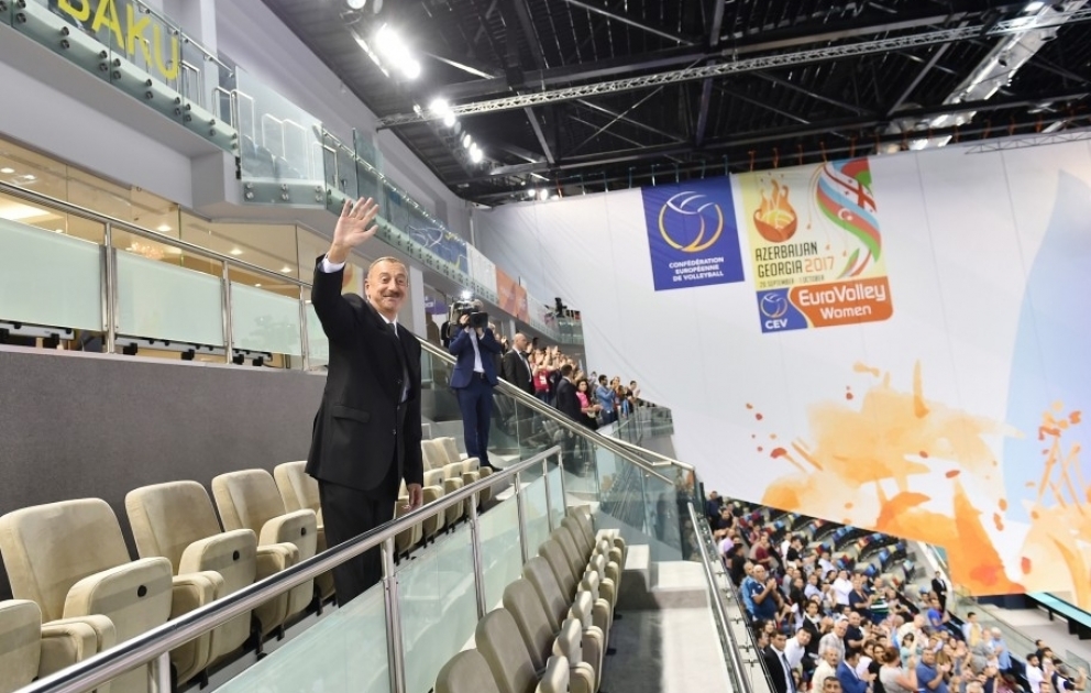 Azerbaijan reaches quarterfinal of women’s EuroVolley after beating Germany 3-1President Ilham Aliyev watched the national team`s game VIDEO