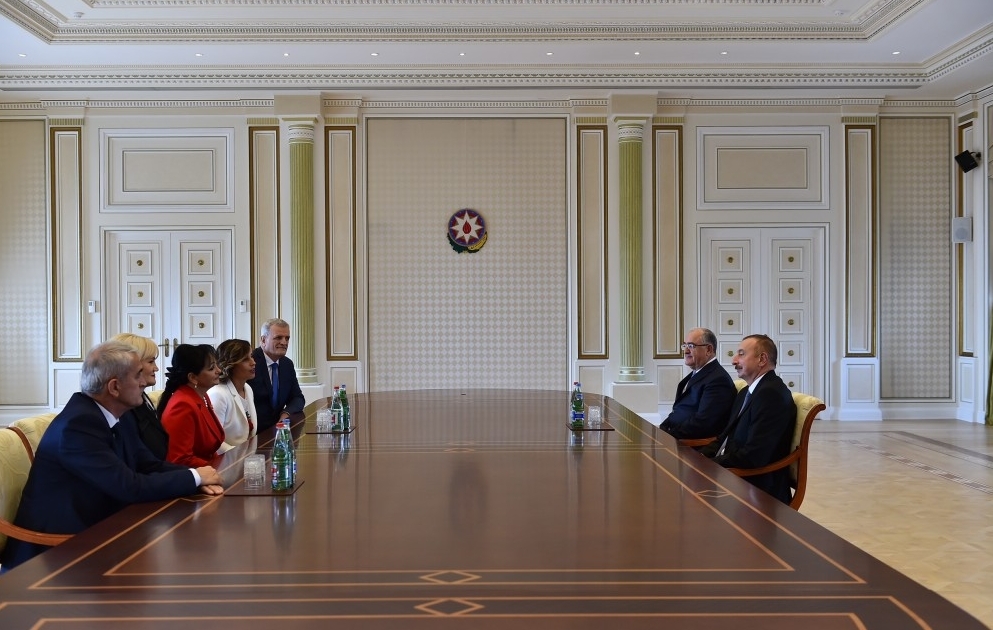 President Ilham Aliyev received delegation led by president of Supreme Court of Montenegro VIDEO