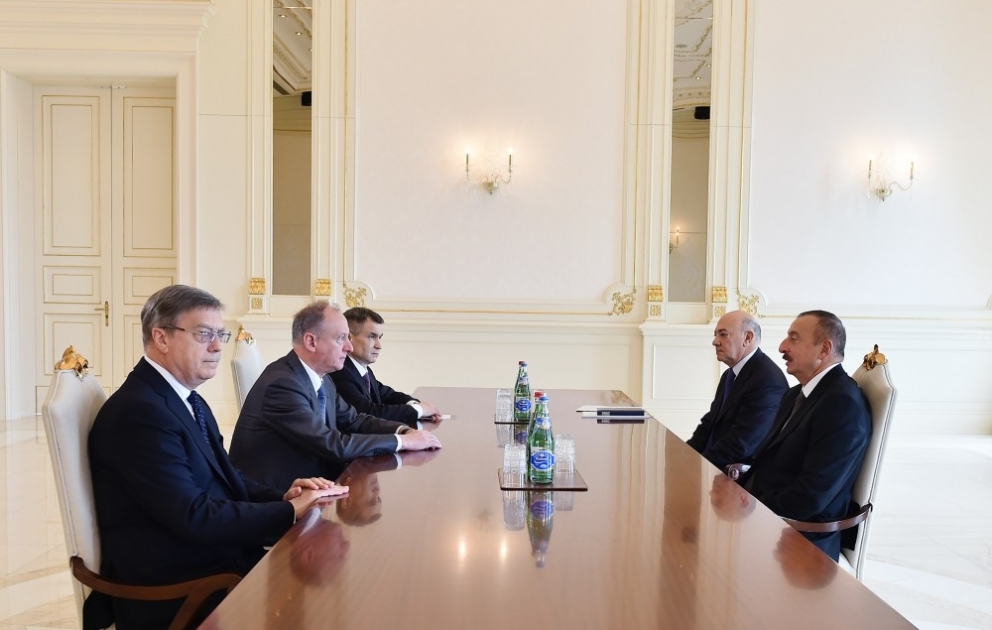 President Ilham Aliyev received Secretary of Russian Security Council VIDEO