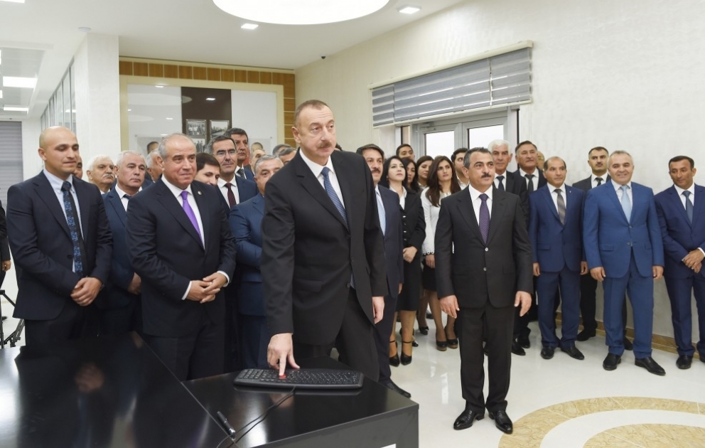Prezident İlham Əliyev Qobustan şəhərinə içməli suyun verilməsi mərasimində iştirak edib YENİLƏNİB VİDEO