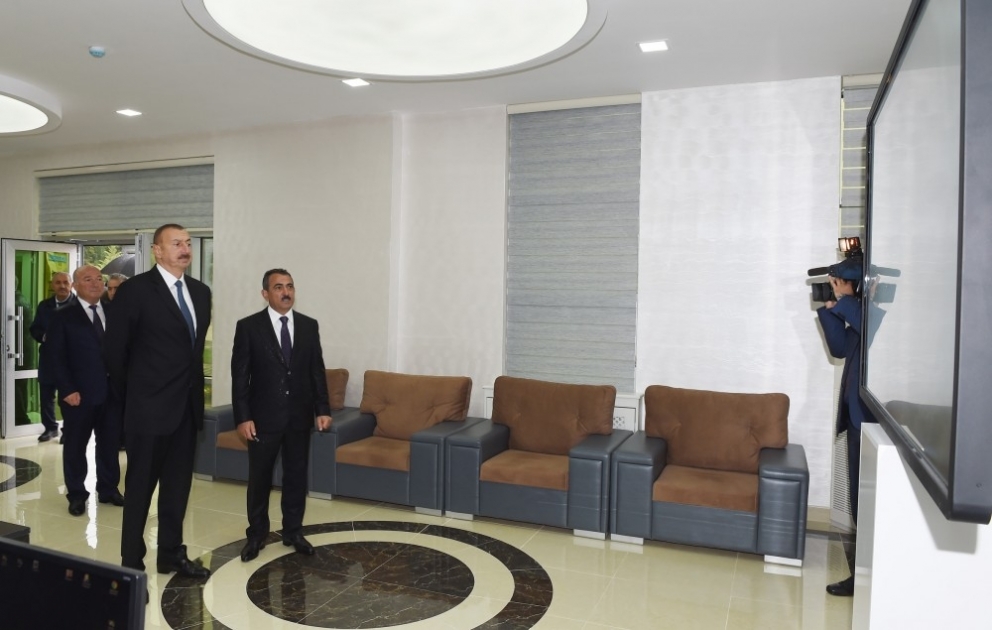 Şamaxı şəhərinin içməli su təchizatı layihəsinin açılışı olub VİDEO