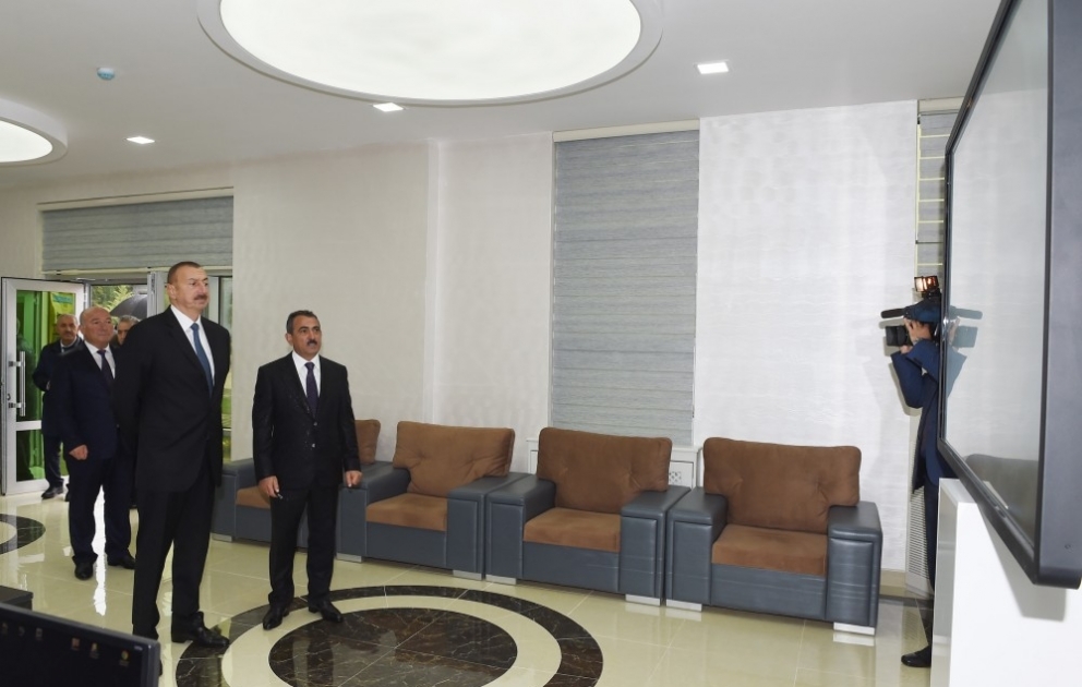 President Ilham Aliyev launched water supply project in Shamakhi VIDEO
