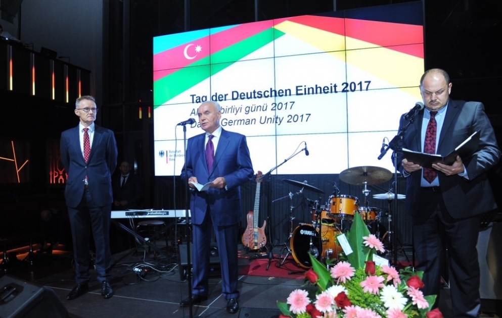 Bakıda Alman Birliyi Gününün 27 illiyi qeyd edilib VİDEO