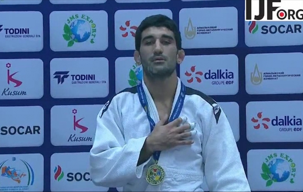 Cüdoçumuz Özbəkistanda qızıl medal qazanıb VİDEO